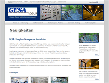 Tablet Screenshot of gesa-elektrotechnik.de